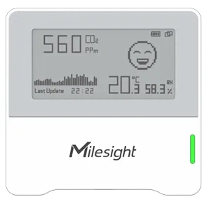 [AM103-868M] Milesight AM103-868M LoraWAN T°, H & CO2 mètre & Affichage