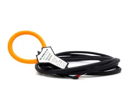 [RC-MINI-6-36] Mini sonde Rogowski, Diamètre du trou 12mm, classe 0,5%, câble 2mt, 50mV/1000A @50Hz