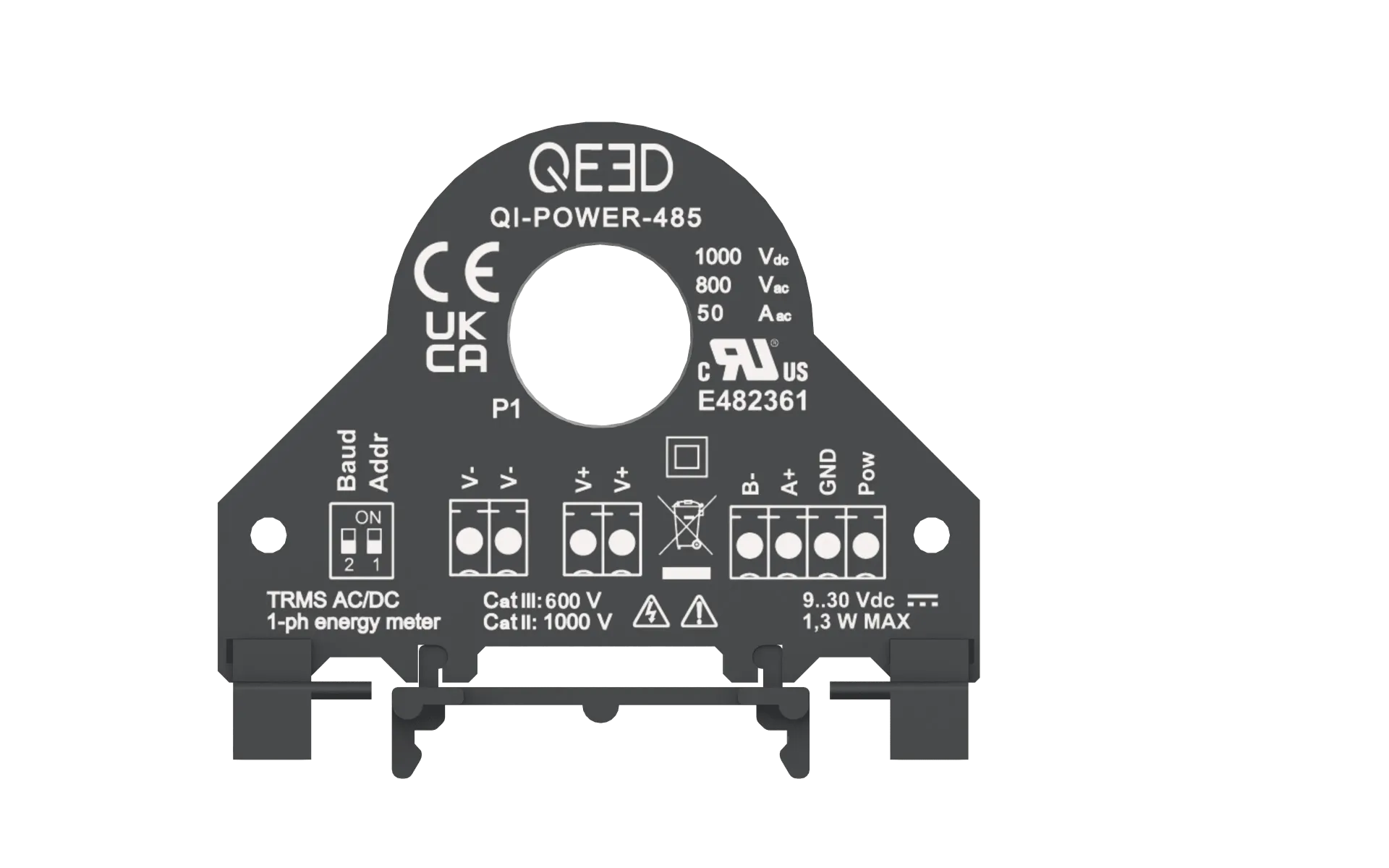 [QI-POWER-485-100] QEED QI-POWER-485-100 Single-phase power meter-100A